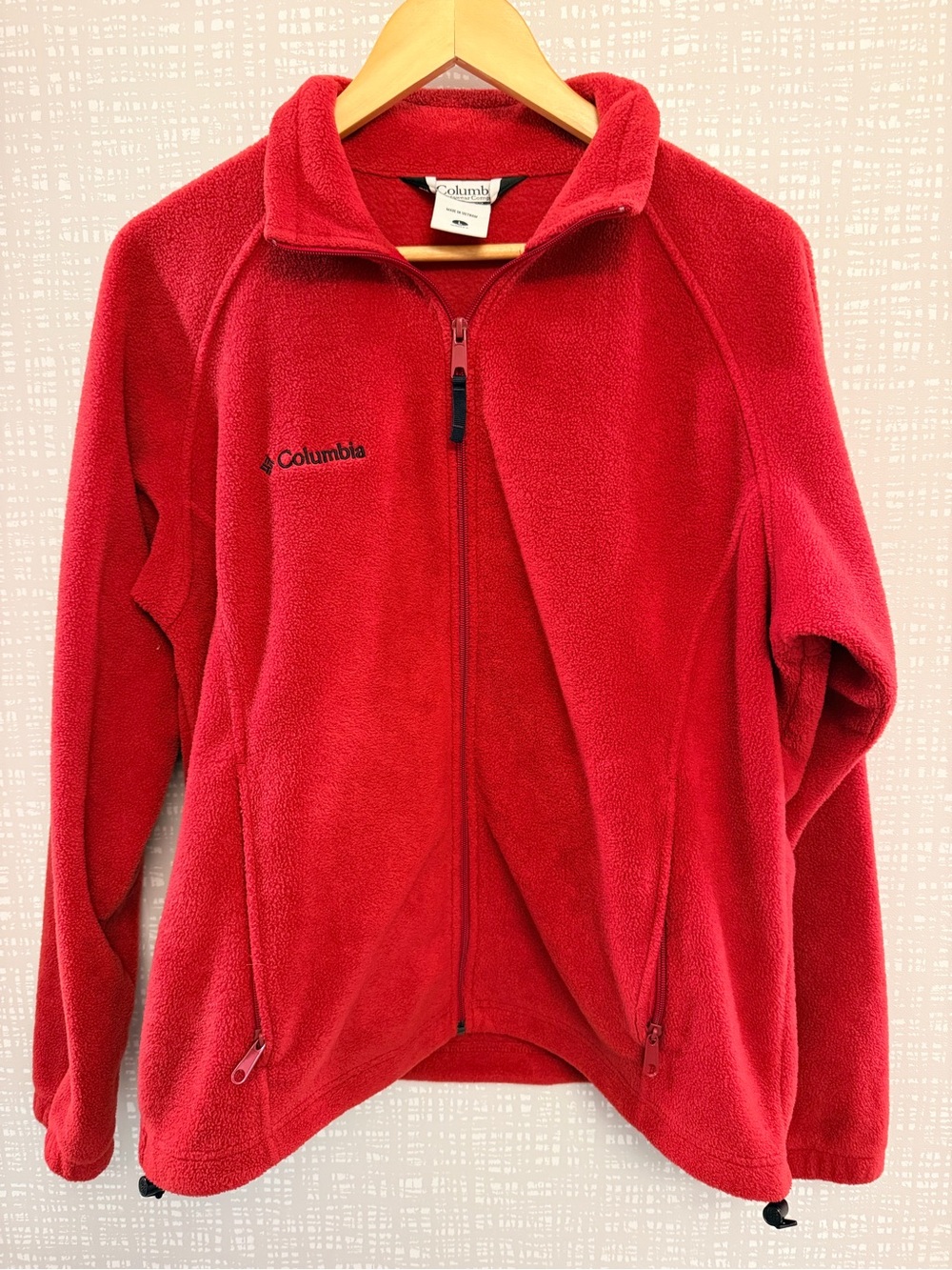 Columbia Sportswear Company Fleece Full-Zip Jacket- women’s large